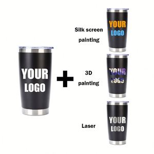 Mug de voyage isotherme à double paroi en acier inoxydable 20oz 30oz - Product Image 4