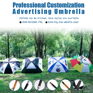 Luxury Square Golf <b>Umbrella</b> Auto Open Button UV Protection Waterproof <b>Umbrella</b> for Corporate Gifts Men Women - Product Image 6