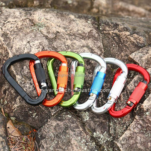 Mosquetons à verrouillage rotatif certifiés UIAA CE, en aluminium de qualité aéronautique, pour l'escalade en extérieur, clips de sécurité autobloquants, crochet de camping - Product Image 6