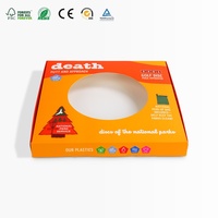 Boîte en carton haut de gamme personnalisée OEM, écologique, avec gaufrage couleur CMYK, délai de livraison rapide pour les détaillants de marques de supermarchés