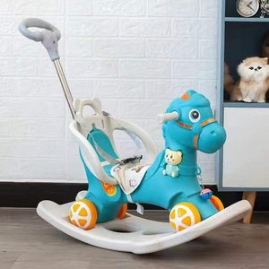 Gezondheid En Milieubescherming Baby Peuter Wandelaar Plastic Kinderen Cartoon Hobbelpaard Met Flitser En Muziek - Product Image 6