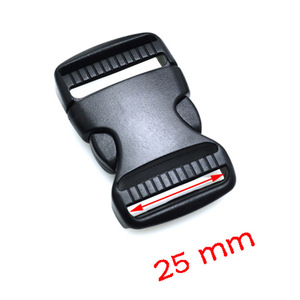 Plastic Buckle 25mm <b>Black</b> Adjustable Bag Accessory For <b>Backpack</b> <b>School</b> Bag Strap - Product Image 4