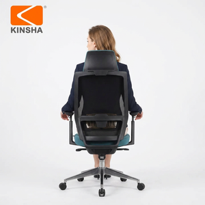 เก้าอี้สำนักงาน KINSHA รูปทรงตามหลักสรีรศาสตร์ ที่วางแขนปรับได้ พร้อมพนักพิงศีรษะในตัว ปรับความสูงได้ด้วยระบบไฟฟ้า พนักพิงหลังแบบแยกส่วน ผ้าหุ้มทันสมัย - Product Image 1