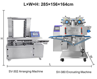 Machine automatique de fabrication de biscuits aux pépites de chocolat, style américain, haute productivité, 220V