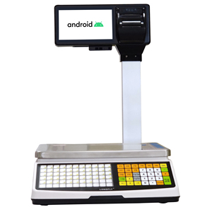 Balanza electrónica Digital <span class=keywords><strong>LongFly</strong></span> con impresora para supermercado minorista POS Etiqueta de código de barras Sistema de caja registradora - Product Image 1