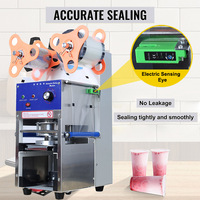 Machine à Sceller les Gobelets Automatique Semi-Automatique de Haute Qualité pour Boba et Jus, Tailles Mini et Petites : 98mm, 95mm, 90mm, 75mm, 60mm