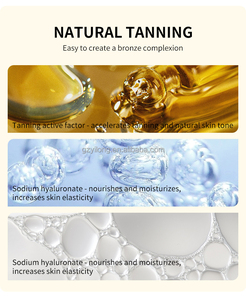 Aceite Bronceador en Gotas con Protección Solar OEM, Crema Bronceadora de Marca Privada, Mousse Corporal para Solárium, Loción Autobronceadora Natural para el Cuerpo - Product Image 4