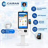 Machine de Caisse Automatique Intégrale Cairan pour Supermarché, Magasin de Vêtements, Paiement Mobile NFC et Code QR, Comptoir de Caisse