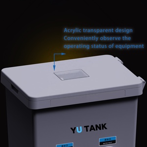 Bộ lọc trống tự động làm sạch bằng thép không gỉ 316L YUTANK, lọc sinh học, dành cho ao cá Koi, vườn. - Product Image 5