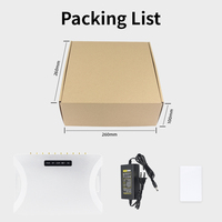 Lecteur longue portée Android 11.0 RFID UHF 8 ports, lecteur de cartes de contrôle d'accès fixe pour entrepôt
