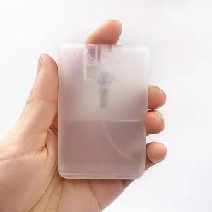 Flacons pulvérisateurs vides en plastique de 20 ml, style carte, avec pompe, sérigraphie – Cosmétiques portables de voyage - Product Image 5