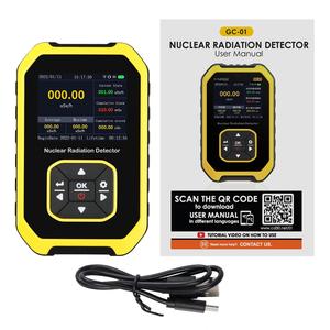 Digital Radiation Detector Dosimeter Geiger Counter Beta Gamma X-ray Rechargeable Radioactive Monitor Tester Switchable - Product Image 2