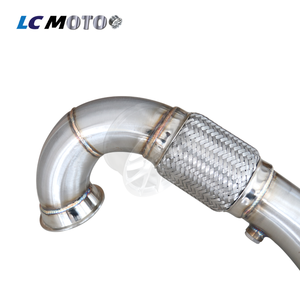 Downpipe di Scarico per VW Golf <span class=keywords><strong>7</strong></span> G.<span class=keywords><strong>T</strong></span>.I Gen 3 2.0T 1.8T 3 Pollici 13+ Solo LHD - Product Image 5