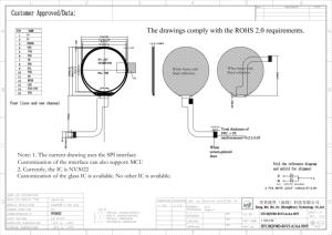 XMSJ.LCM 1.38 Pulgadas, con Forma Circular. Con TFT. Resolución IPS: 240*240. Apto para bancos de energía con pantalla digital. - Product Image 4