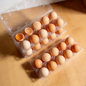 Plateau d'emballage pour œufs de poule en plastique de haute qualité à prix abordable, 6/8/10/12/15/30 alvéoles, en vente - Product Image 2