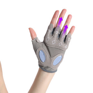 Gants de sport, levage de poids, gants courts sans doigts avec ouverture incurvée pour améliorer la Protection de la paume - Product Image 5