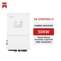 Onduleur hybride triphasé Solis S6-EH3P50K-H haute tension 50 kW 100 kW pour système solaire commercial