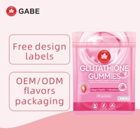 Complément alimentaire en gommes, collagène, glutathion, gommes pour rajeunir la peau et lutter contre l'oxydation, gommes au collagène pour femmes