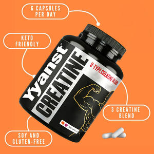 Cápsulas de Monohidrato de Creatina Bajas en Carbohidratos, Aptas para Dieta Cetogénica, OEM/ODM, para el Desarrollo Muscular y la Concentración Mental en Adultos - Alimento Saludable de Alta Calidad - Product Image 5