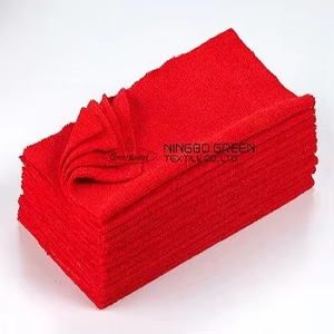 Greenファルトマイクロファイバーエッジレスタオル家庭用クリーニングタオルグラブラグクリーニング布再利用可能50PKキッチンクリーンワイプソフト - Product Image 5