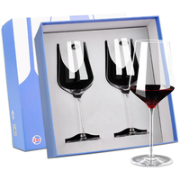 Emballage en carton personnalisé, gobelet de cannelure pour champagne, boîte cadeau en papier de luxe pour lunettes de vin, boîtes d'emballage, 10 pièces