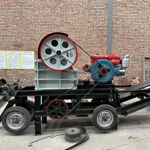 Langlebige tragbare Kiesel zerkleinerung anlage Große kleine Backen brecher Langlebiger Motor Neues Motor lager für den Bergbau - Product Image 4