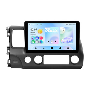 Cho Honda Civic 2006-2011 10.1 "4 core 2 + 32GB Android Car đài phát thanh stereo <span class=keywords><strong>LCD</strong></span>/Carplay/Android tự động/GPS/Wifi/DSP/FM/RDS/EQ OEM - Product Image 1