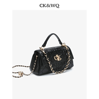 Sac bandoulière tendance pour femme, sac de créateur matelassé losanges classique, sacs à main à poignée supérieure avec chaîne à billes dorée pour le shopping