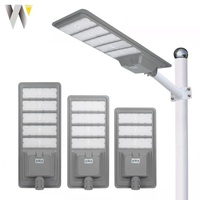 Lampadaire LED étanche IP65 pour l'extérieur, 300w, 400w, 500w, prix d'usine, Led solaire intégré tout-en-un