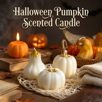 Ensemble de bougies d'aromathérapie en forme de citrouille d'Halloween, parfum longue durée, vente en gros pour la décoration de fête et cadeau de fêtes