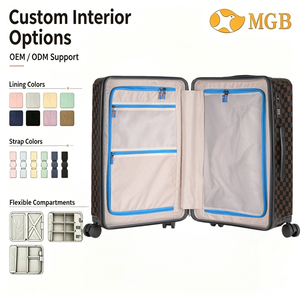 Ensemble <span class=keywords><strong>de</strong></span> bagages Bagages à main Sac <span class=keywords><strong>de</strong></span> voyage à main Valises à roulettes PC Rigide Léger Ensemble <span class=keywords><strong>de</strong></span> 2 pièces - Product Image 3