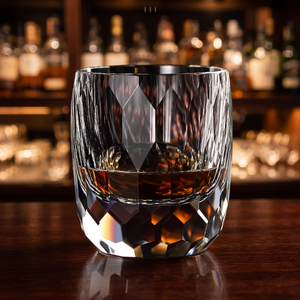 Vaso de Cristal Hecho a Mano con Grabado Clásico, 200 ml, Transparente, para Whisky, Brandy, Vino, Tamaño Mini, ZF Global Export - Product Image 3