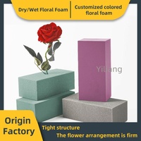 Brique de mousse de résine YiLiang pour fleurs de mariage, 20 pièces/carton, écologique, applicable aux fleurs fraîches, bloc de ponçage en mousse pour remise de diplôme et Noël