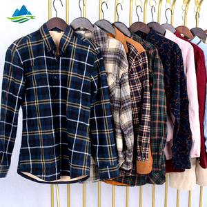 Ukay Vip Winter Flannel <strong>Ladies</strong> Plaid <strong>Polo</strong> Mens <strong>Shirt</strong> Used Clothes Second Hand Clothes Bales From <strong>Uk</strong> - Product Image 1
