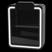 Présentoir en acrylique avec éclairage LED pour atomiseurs électroniques, vitrine pour accessoires de cigares avec serrure, personnalisable en usine