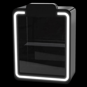 Tủ trưng bày acrylic tùy chỉnh nhà máy, có đèn LED, tủ trưng bày máy phun điện tử, giá trưng bày phụ kiện xì gà có khóa - Product Image 5