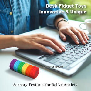 Rouleau sensoriel en silicone, jouet anti-stress, jouet original, soulage l'anxiété et la gestion du stress, rouleau pour les doigts - Product Image 2