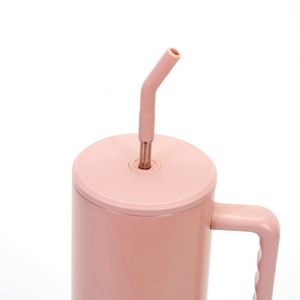 Custom 40 oz Stainless Steel Tumbler Vacuum <b>Insulated</b> <b>Travel</b> <b>Mug</b> with Handle Logo Coffee Cup 20oz 30oz 40oz for Water Tea Temos - Product Image 2