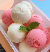 Poudre de base pour glace commerciale en sachet pour glaces maison, smoothies et milkshakes – OEM