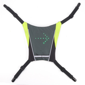 <span class=keywords><strong>Gilet</strong></span> de sécurité réfléchissant sans fil à led, télécommande, signalisation lumineuse, clignotant, haute visibilité, cyclisme - Product Image 4