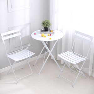 Loisirs nordiques moderne Simple ensemble de meubles d'extérieur trois pièces fer Art cour terrasse <span class=keywords><strong>Table</strong></span> basse <span class=keywords><strong>balcon</strong></span> <span class=keywords><strong>chaise</strong></span> pour - Product Image 2