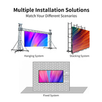Écran LED de location de panneau vidéo mural LED d'intérieur ultra-mince HD P2 P2.5 P4 P5
