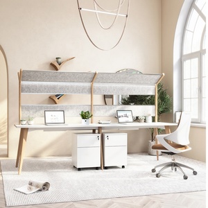 Y <b>Shape</b> Design Staff Workstation Desk Office Furniture <b>Table</b> Modern Office Cubicle Workstation Partition - Product Image 3