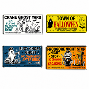 <strong>Halloween</strong> Custom Car Stickers <strong>Decals</strong> Spooky Cool Die Cut PVC UV Resistant Waterproof Self Adhesive Stickers Personalized Logo - Product Image 1
