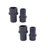 Connecteur de tuyau à barbelures en PVC personnalisé, filetage interne/extérieur pour conduites d'eau, raccords de tuyauterie d'eau de 2 pouces