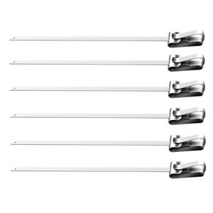 Juego <span class=keywords><strong>de</strong></span> Herramientas para Brochetas <span class=keywords><strong>de</strong></span> Barbacoa <span class=keywords><strong>de</strong></span> 17 Pulgadas, Accesorios para Barbacoa, Brochetas Planas <span class=keywords><strong>de</strong></span> Acero Inoxidable para Kebab - Product Image 1