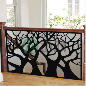 Pannelli Decorativi in Acciaio Inox Tagliati al <span class=keywords><strong>Laser</strong></span> per Ringhiere in Metallo CNC, Recinzioni in Alluminio Perforato per Balconi e Scale - Product Image 6