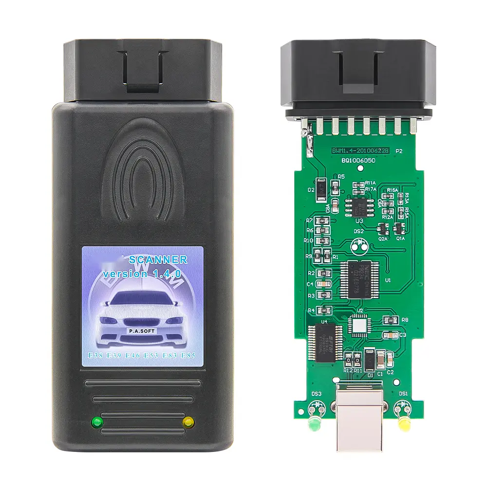 Cavo scanner diagnostico auto OBD2 automotive V1.4.0 con Chip FT232RL per BMW