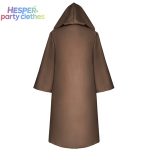 Robe de Chevalier HESPER Warrior unisexe, uniforme de Chevalier Jedi Star, costume de cosplay marron pour adultes, cape d'Halloween, tenue - Product Image 3