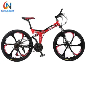 China produto barato dobrável bicicleta quadro de carbono 26 polegadas roda de aço carbono bicicleta dobrável bicicleta